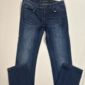 JC Penny Womens Denim Size 30/10 Slim Straight 5 Pocket Blue Jeans
